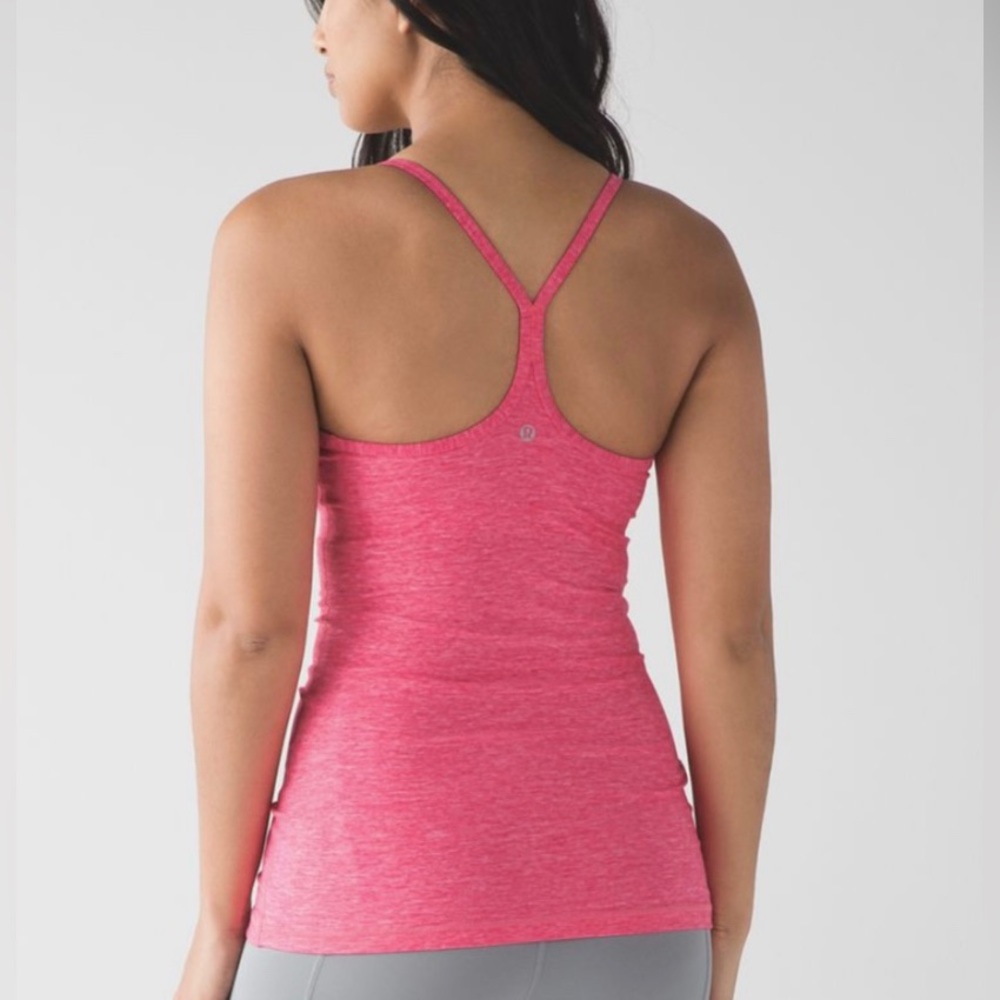 Lululemon Power Y Tank (Luon)
Heathered Pink SIZE 6